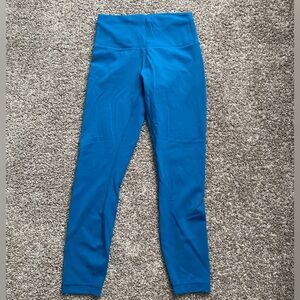 Blue Lululemon Leggings